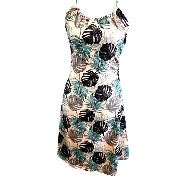 Athletic Tennis Dress M Mini Tropical Floral Beach Sport New Balance Collection - Picture 5 of 12